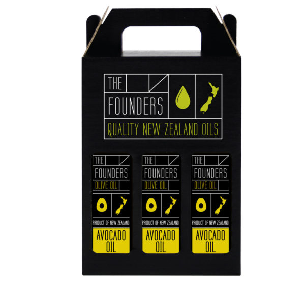 The-Founders-Olive-Oil-Giftpack-3x250ml-1200×1200-Avocado